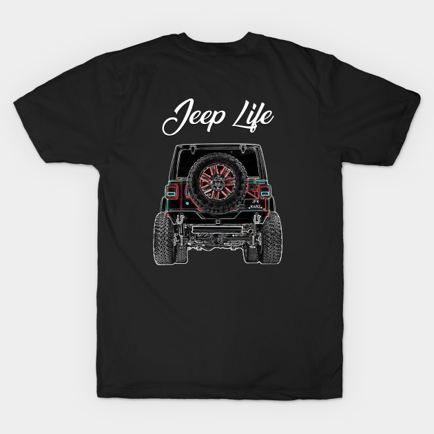 Jeep Life 4x4 Monster Rear View by JFK KARZ